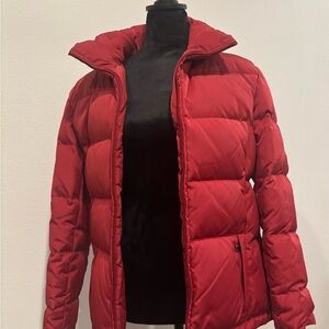 Guess Women's Bold Red Puffer Jacket